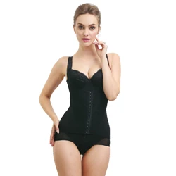 black short Утягивающее белье Корректирующее белье для талии, тренажер для приклада, Женский корректирующий пояс для всего тела, сексуальный боди, корсет под грудь, контрольный пояс для живота - Цвет: black short