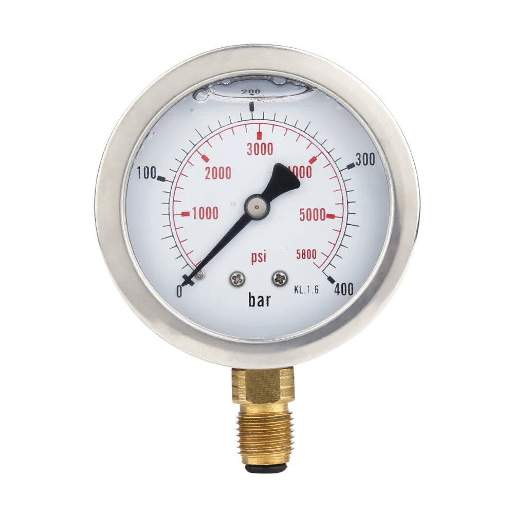 Тестовая муфта для гидравлического шланга * 2 BSP1/4 + 0 ~ 400BAR/6000PSI шланг 1 5 м|Манометры|