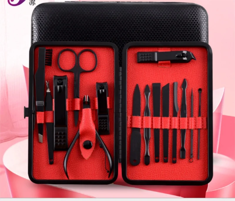 15 шт. Нержавеющая сталь Nail Clipper Уход за лошадьми комплект маникюр педикюр набор