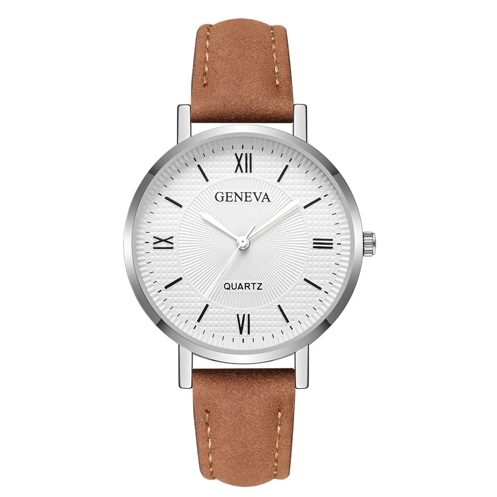 Z1 Geneva Мода Montre Bayan Saat Time часы кожаные женские часы в кварцевые часы urvoi женские часы Relojes Para Mujer Горячая& A - Цвет: Z1