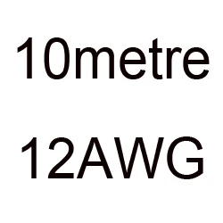 4 6 7 8 10, 11, 12, 13, 14, 15, 16, 17, 18, 20, 22, 24, 26 28 30 AWG силиконовый провод ультра гибкий Тесты линия кабель высокого Температура - Цвет: 10metre 12AWG
