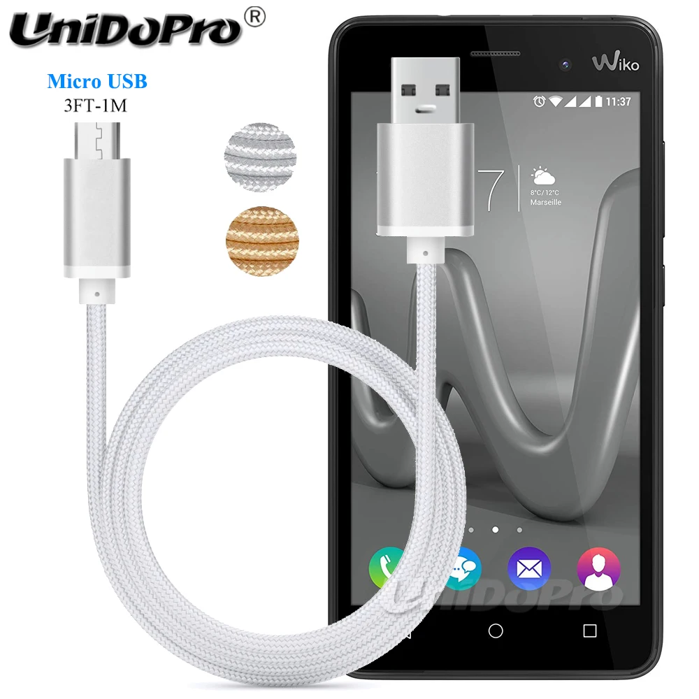 Быстрое зарядное устройство Micro USB 3 фута для Wiko Tommy Plus View 2 GO /Pro / Sunny Mini Lenny 5 Jerry