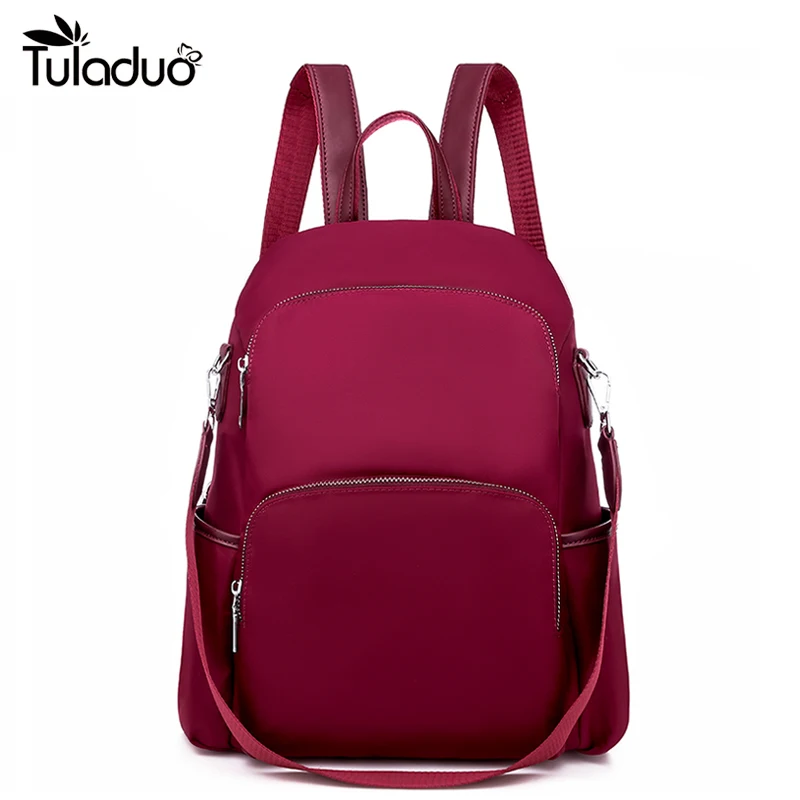 Женский рюкзак водонепроницаемый с защитой от кражи школьная сумка высокого