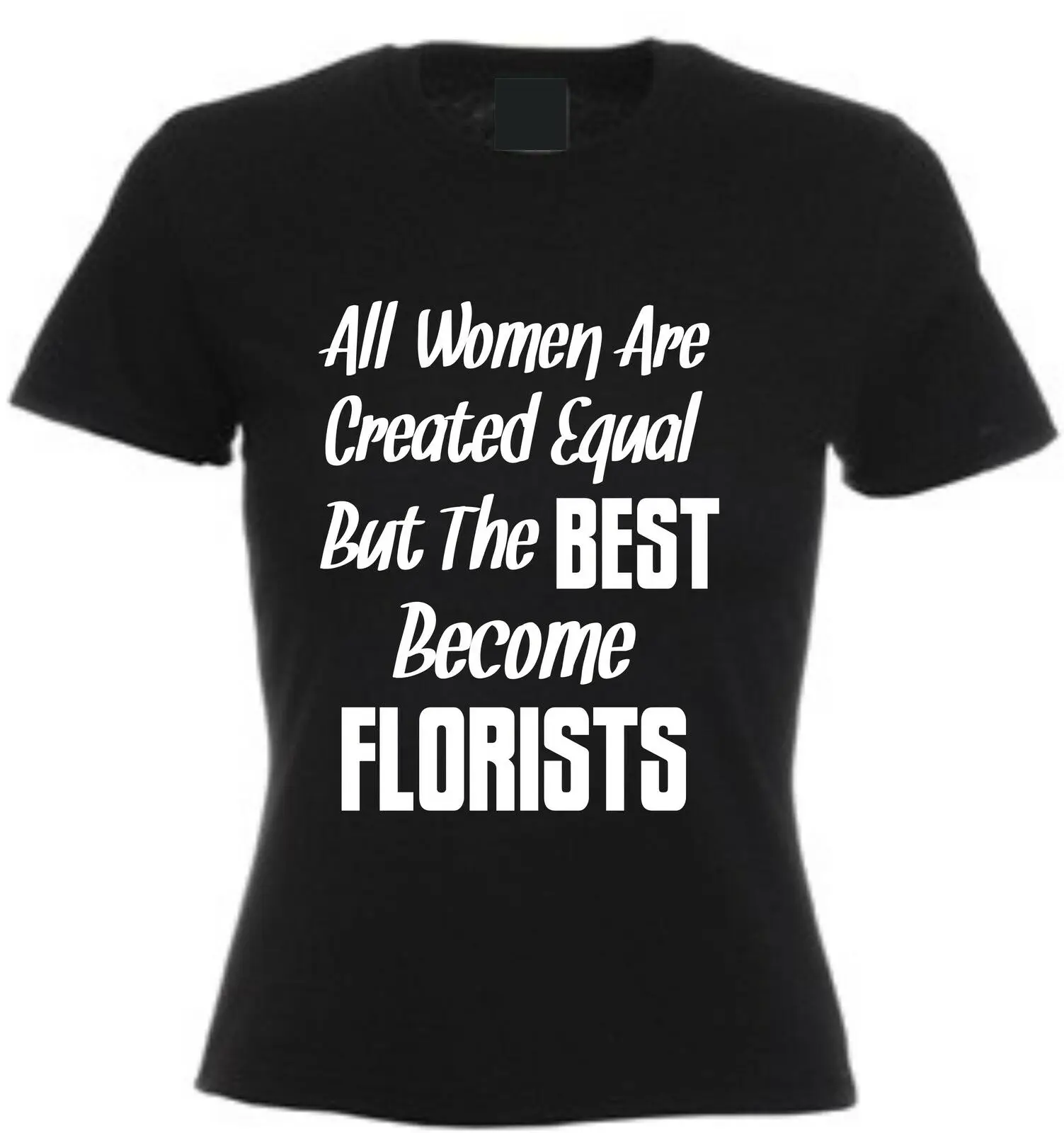 Для женщин топы флорист лучшие Женщин Равных забавные женская футболка на день