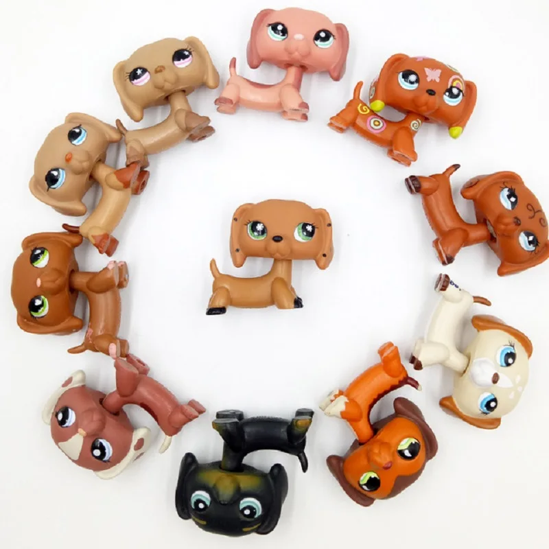 Редкий маленький магазин домашних животных lps игрушки коллекция собак милые