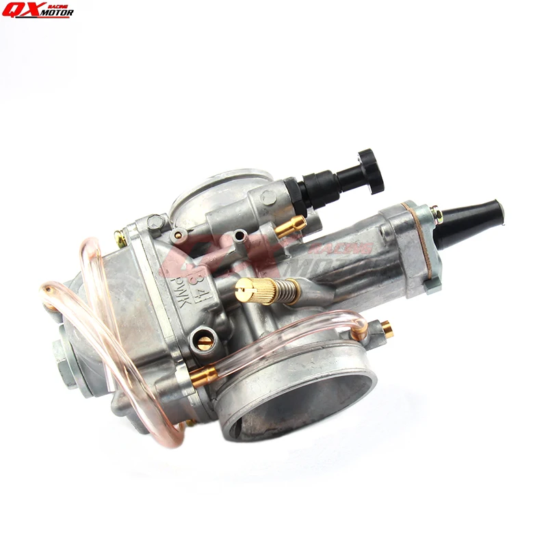 PWK 34 Carb мм гоночный плоский боковой Карбюратор с Впускной загрузкой для 2T/ 4T Gy6