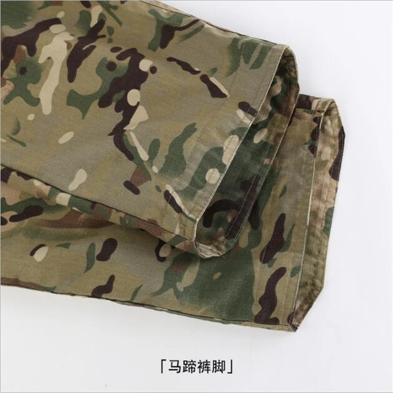 7 цветов! Брюки-карго мужские тактические хлопок много карманов армейские