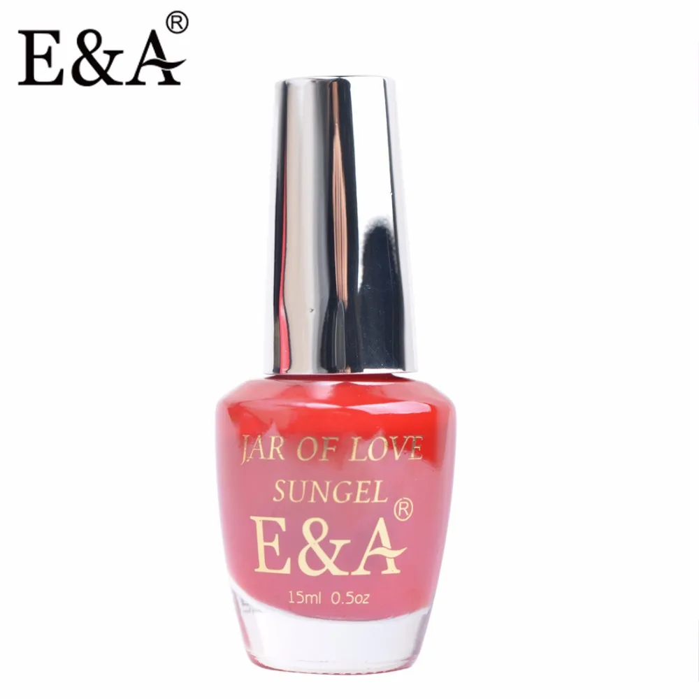 EA 15 мл Лак для ногтей Jar любви Sungel Vernis а Ongle маркеры яркий масло 50 цветов Quick Dry Nail