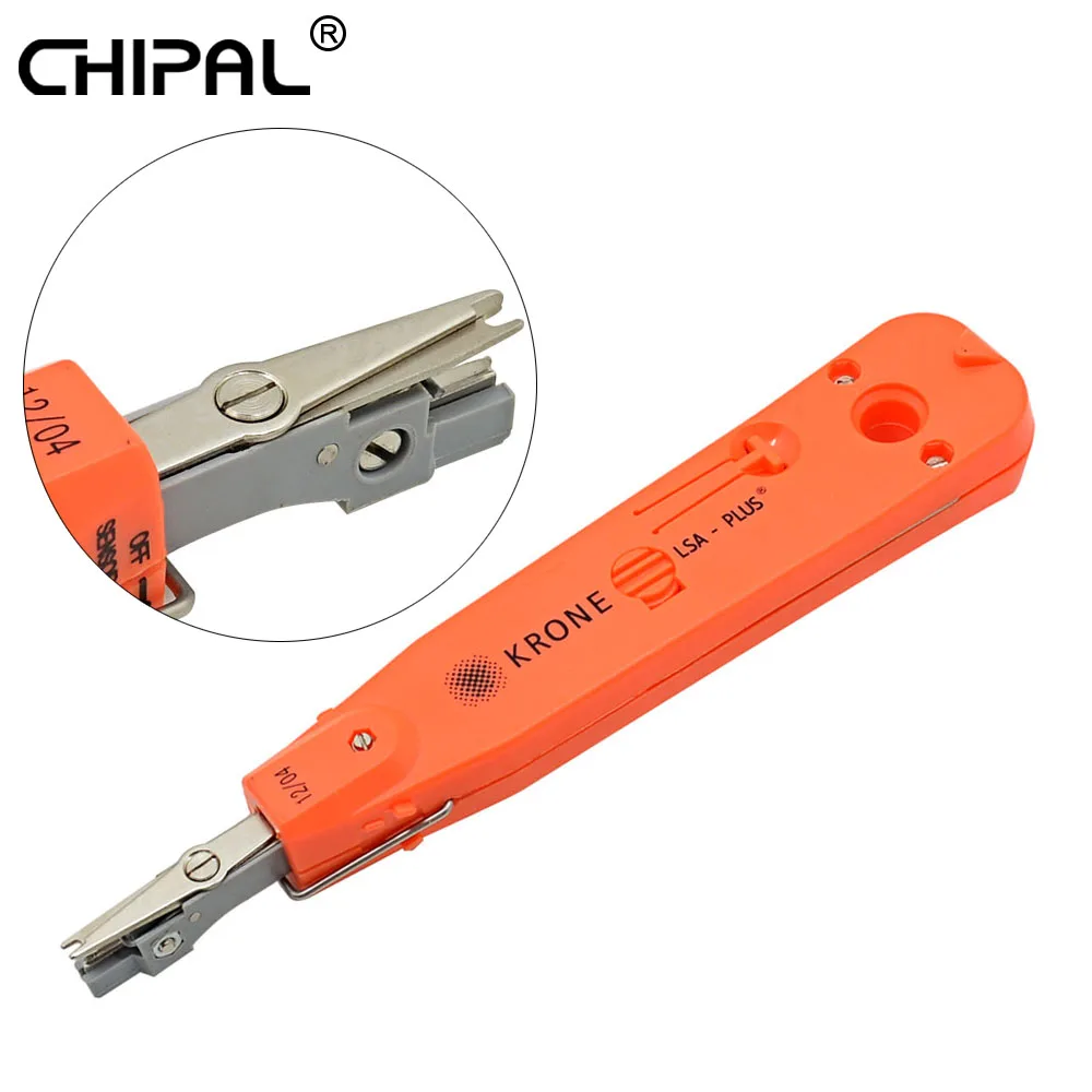 CHIPA 10 шт. оригинальный тестер сетевого кабеля Krone RJ45 щипцы RJ11 Кабельный трекер