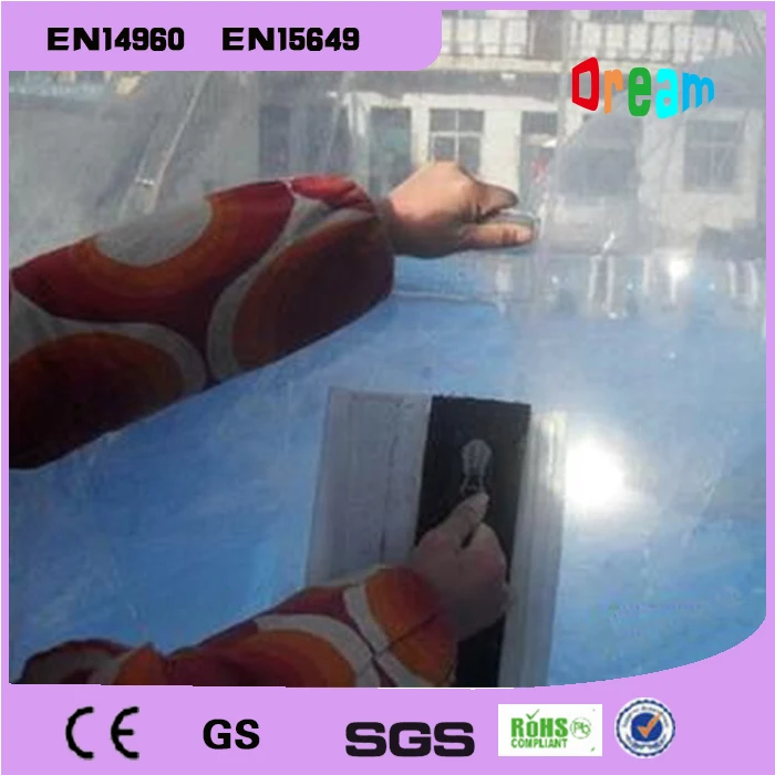 Бесплатная доставка 2 м 0 8 мм ПВХ Зорб шар Веселая вода надувной водный ходячий