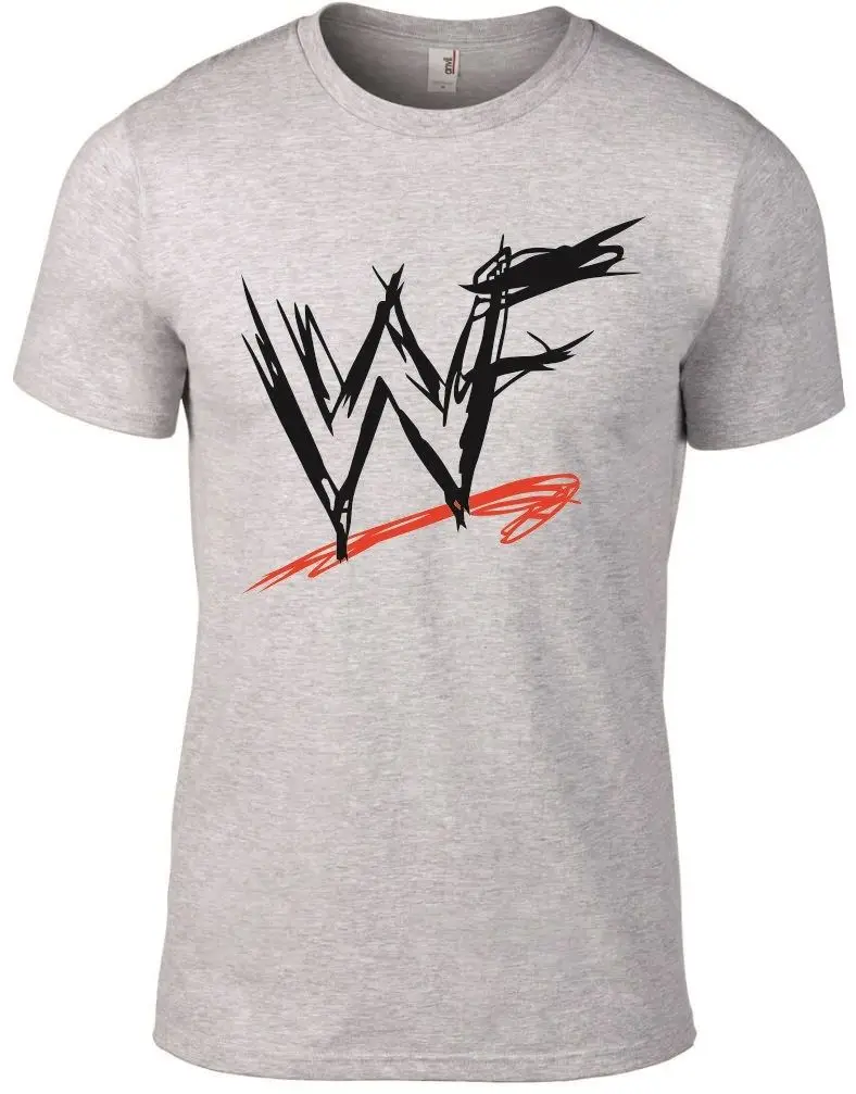 WWF T-Shirt or Vest Gym Tee Wrestling Top Kids &amp Adult Sizes Cool Casual pride t shirt men Unisex Fashion tshirt free shipping | Мужская