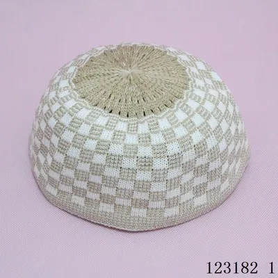 Кепка с черепом, высокое качество, Вязанная, Исламская, Kufi, топи, мусульманская шапочка для молитвы, Турецкая, намаз, египетская, мужская, головной убор
