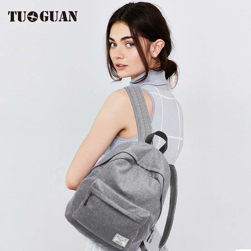 TUGUAN модный холщовый рюкзак для ноутбука повседневные школьные рюкзаки дорожная