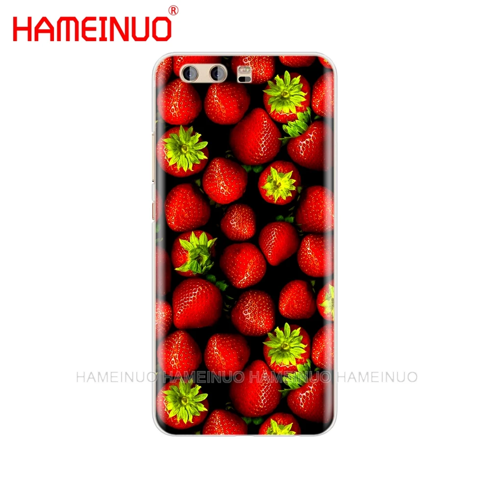 HAMEINUO чехол для телефона с клубничным молоком и фруктами huawei Ascend P7 P8 P9 P10 P20 lite plus pro