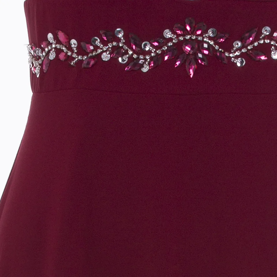 Dressv burgundy plus size long evening dress cheap v neck zipper up beading wedding party formal dress a line evening dresses