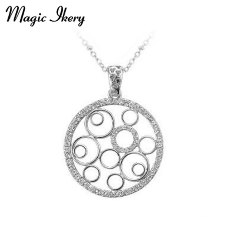Женские винтажные Круглые Подвески Magic Ikery золотистого цвета в этническом стиле с