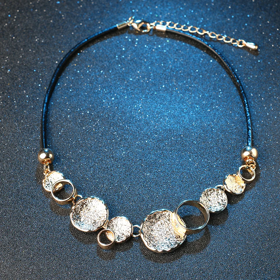 Винтажное ювелирное изделие Kinel с кристаллами большое длинное ожерелье для