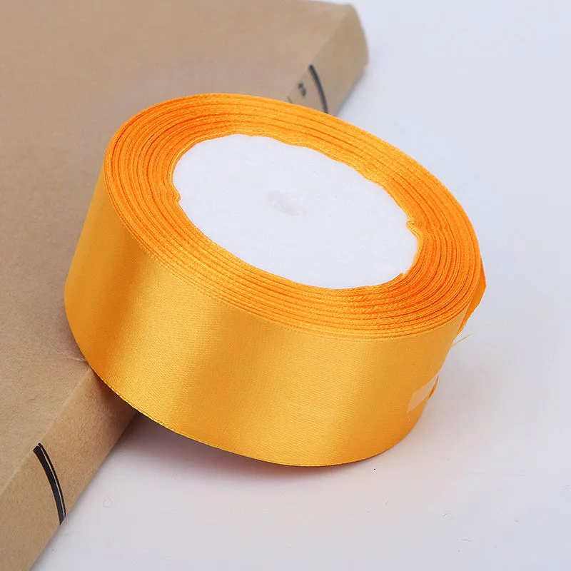 Подарочная упаковка Рождественские украшения праздничные принадлежности DIY ленты рулон вечерние украшения 25 ярдов/рулон 4 см атласная лента ткань