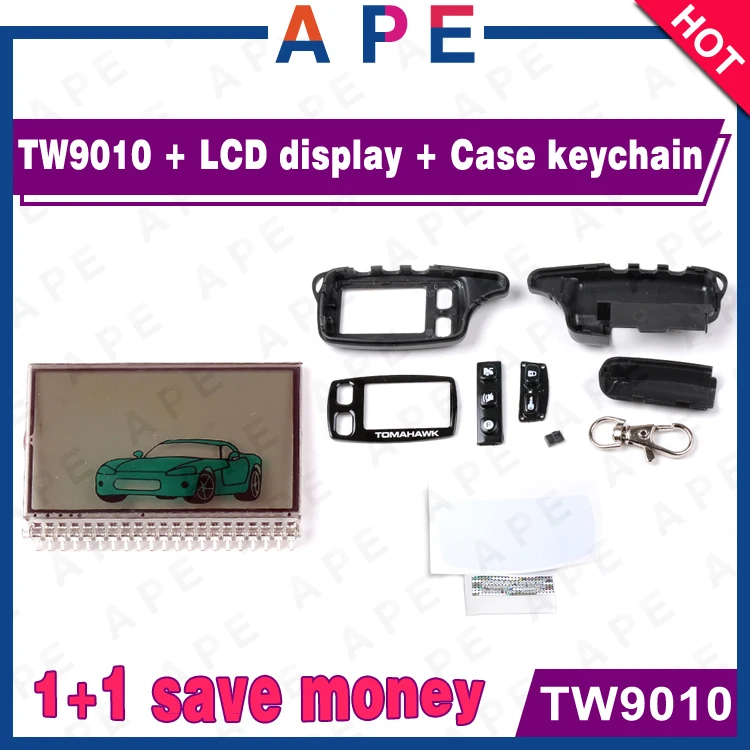 Новое поступление 2017 года Бесплатная доставка Томагавк TW9010 чехол/брелок + ЖК