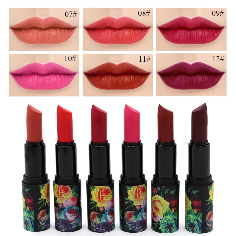 1 шт. Водонепроницаемая женская помада матовая Cosmetiquera 12 цветов Rouge A Levre матовая Longue Tenue стойкий блеск для губ Стик