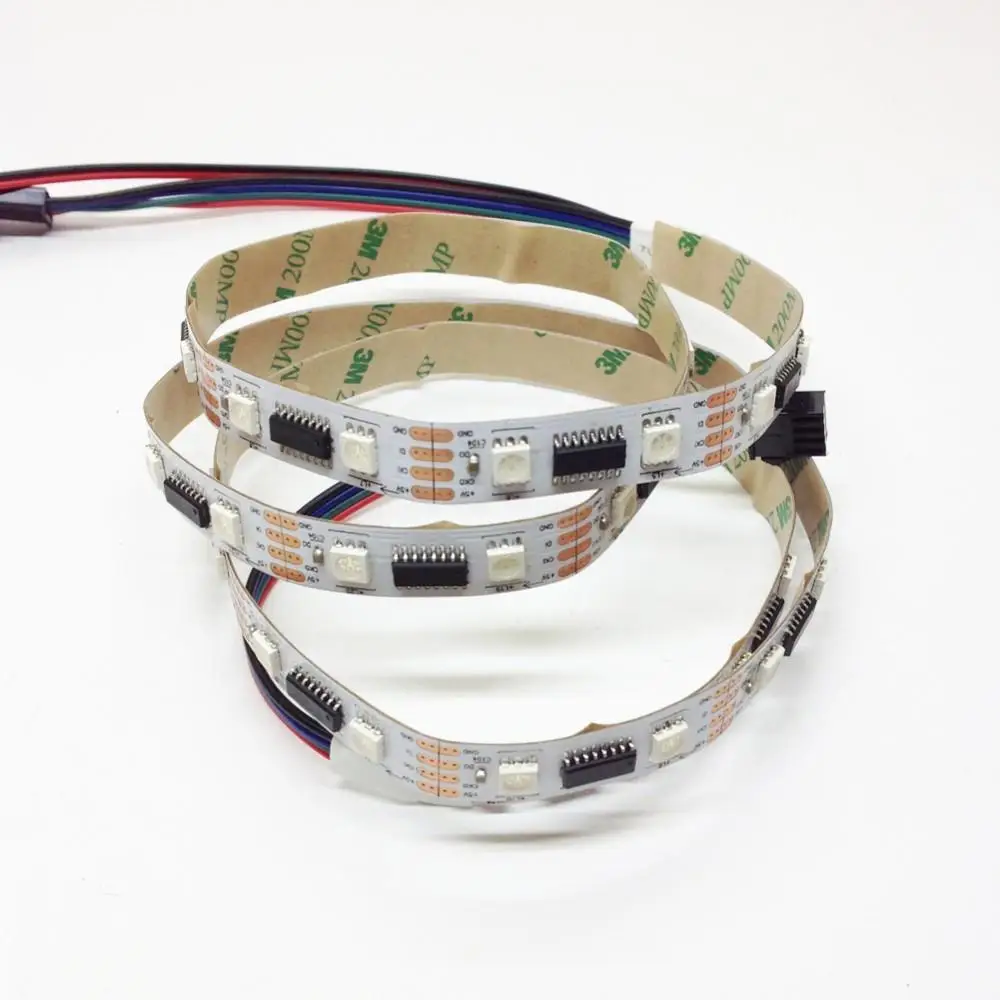 Светодиодные ленты 5050 SMD IP22 не водонепроницаемые 240 светодиодов LPD8806 24 IC RGB 48