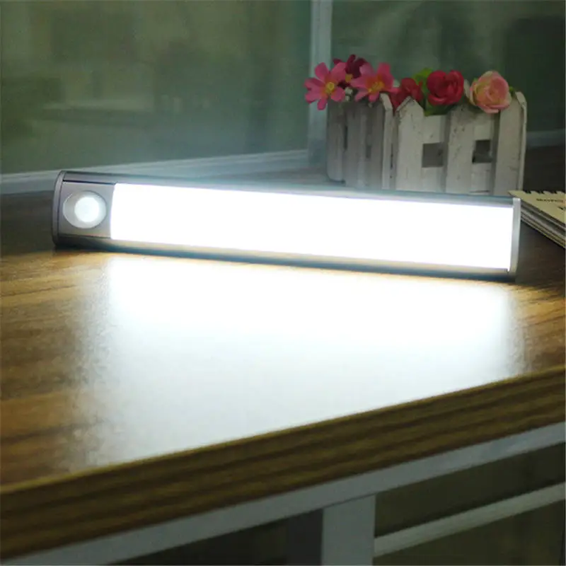 ARILUX светодиодный светильник 33 светодиодный SMD4014 USB Перезаряжаемый датчик движения Ночной светильник для кухонного шкафа ЛЕСТНИЦЫ шкаф