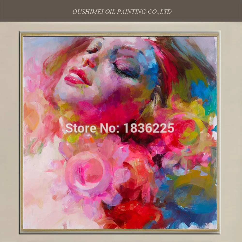 oil painting famous painter abstract drawings colorful nude painting modern sleeping beauty woman portrait designer home decor