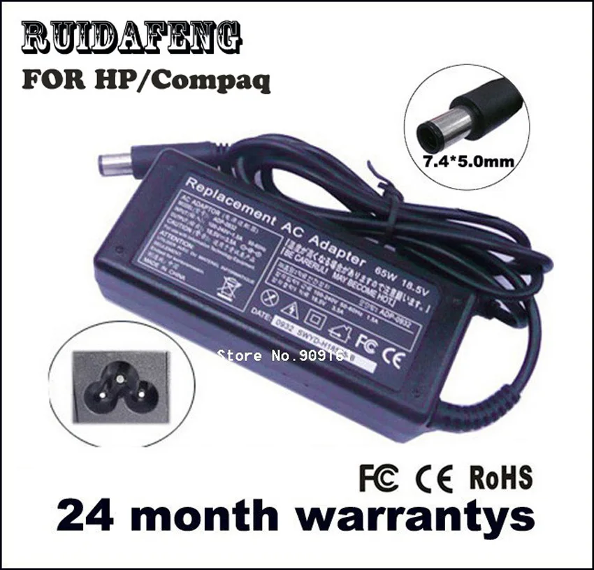 65W 18 5 V 3.5A Ноутбук AC адаптер питания ноутбук зарядное устройство для HP Compaq G62 CQ45 CQ40