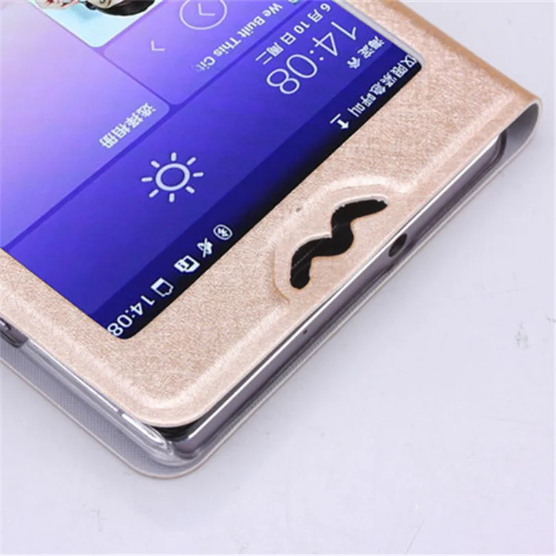 Роскошный прозрачный чехол книжка с окошком для Alcatel One Touch Pop 3 5015D 2025D Pixi3 5052 3X 5058 A3