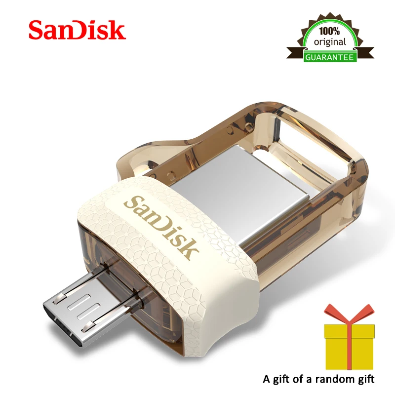 Новая версия Sandisk sdd3 экстремально высокая скорость двойной OTG USB флэш-накопитель 64