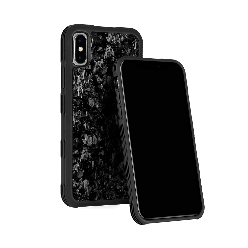 Кованый чехол для iPhone 7 8 7Plus 8Plus с полной защитой чехол из кованого углеродного волокна для iPhone X чехол
