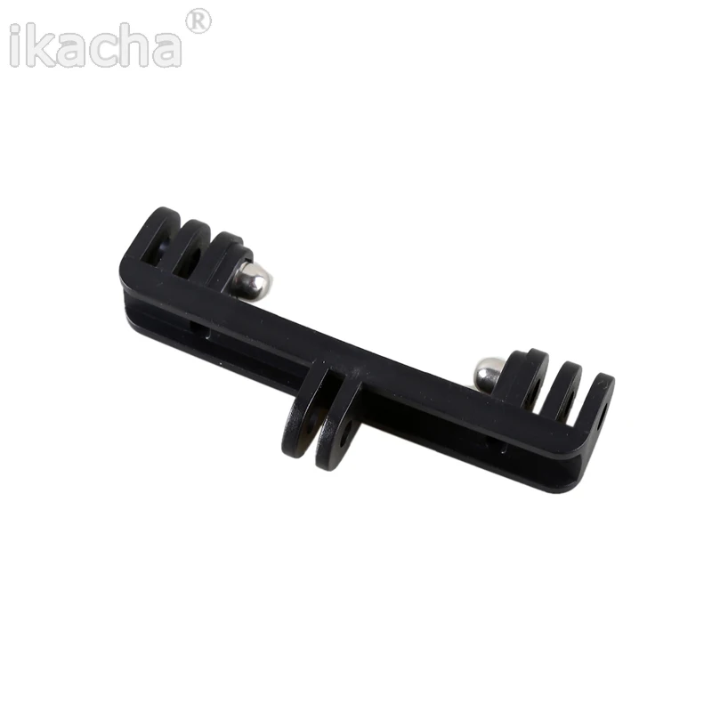 New Double Bracket Bridge Connector Adapter Monopod Tripod For Gopro Hero 6 Xiaomi Yi 4k Camera Accessories | Электроника