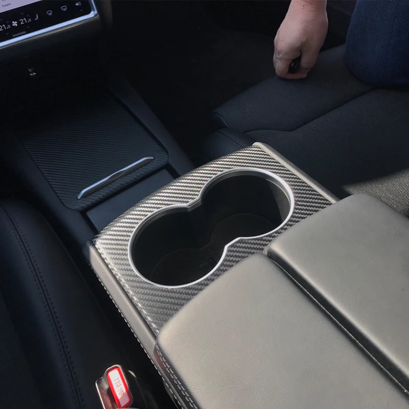 Автомобильный подлокотник SEEYULE из углеродного волокна подстаканник держатель