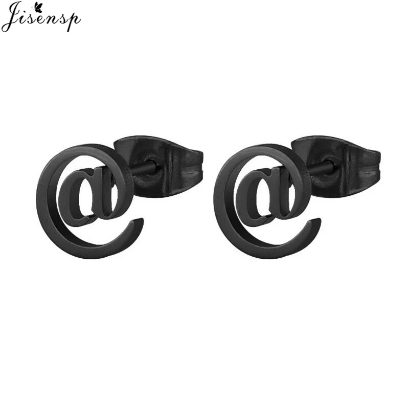 Jisensp Cute Alphabet Earrings in Stud Tiny Lovely A Letter for Women Girls Kids Fashion Jewelry Gift | Украшения и аксессуары
