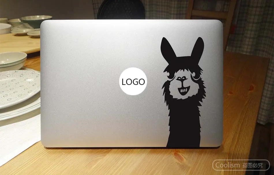 Милая наклейка для ноутбука Llama для Macbook 13 Pro Air retina 11 12 15,6 дюймов Mac hp Mi Dell acer тетрадь с животными Кожа DIY Наклейка