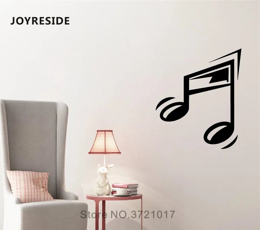 Музыкальные нотки joysebe настенные Стикеры с музыкальными нотами мелодия