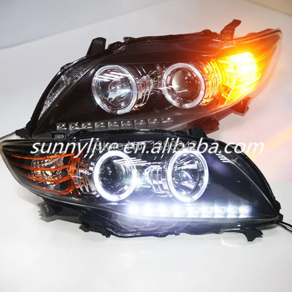Налобный фонарь PWV1 для Toyota Corolla Altis 2008 2010 лет белый корпус|corolla 2005|corolla 93-97corolla intake |
