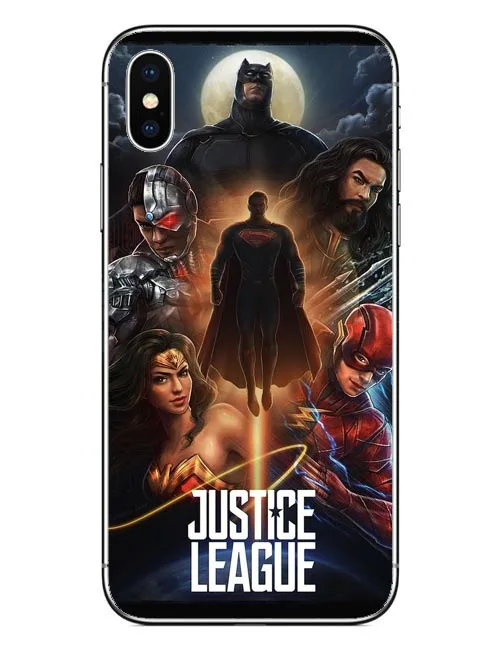 Чехол для телефона Бэтмен Супермен Чудо женщина Лига Справедливости DC чехол с