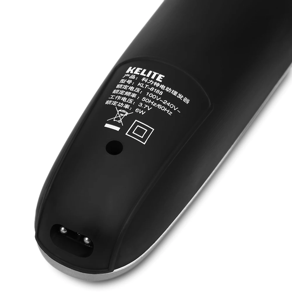 Kelite КЛТ-8188 волос триммеры USB Перезаряжаемые Электрический Регулируемый машинка