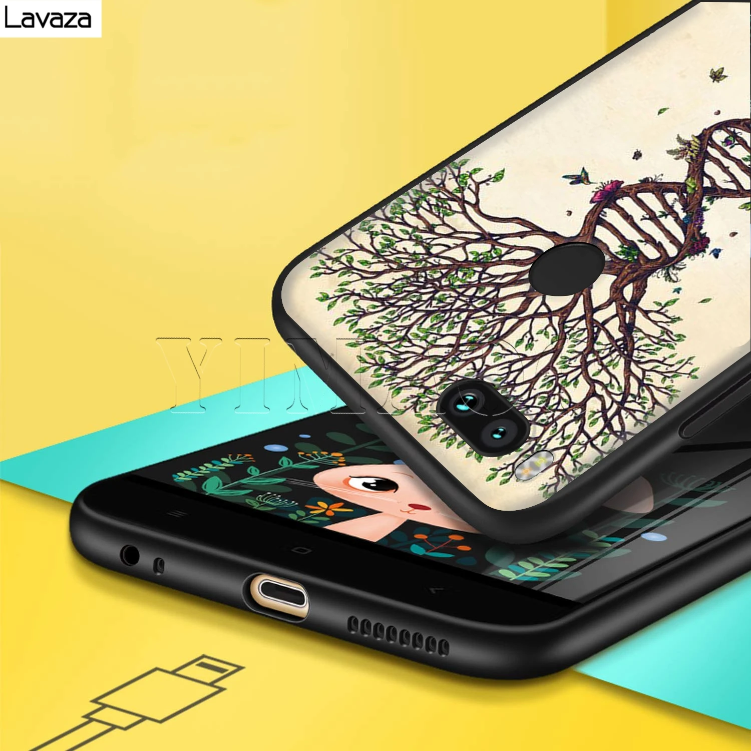 Чехол Lavaza Tree of Life для Xiaomi Redmi Note 4A 4X 5 5A 6 6A 7 S2 Pro Go Prime Plus |