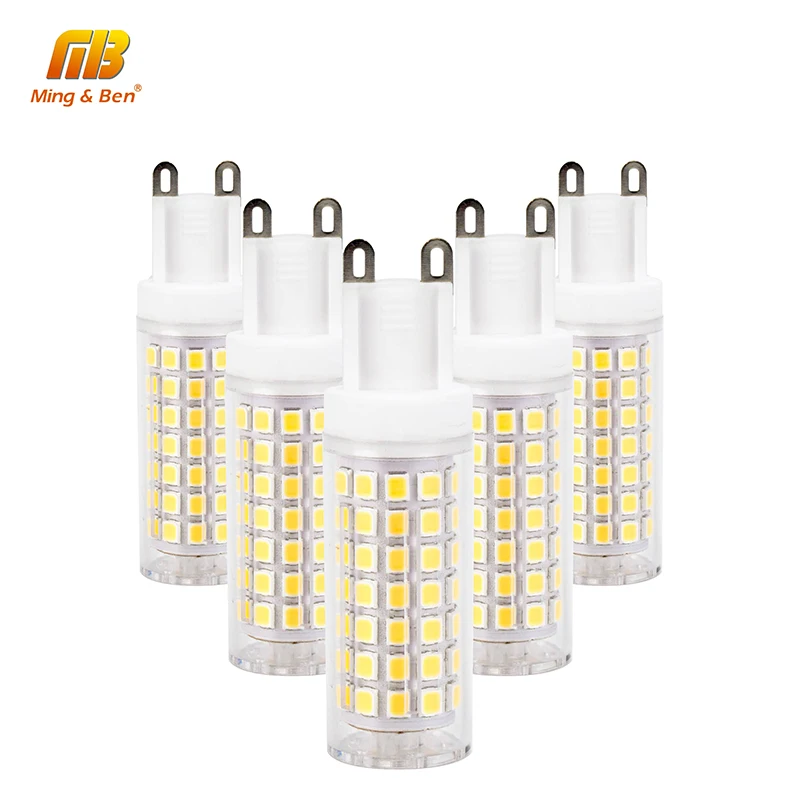 [MingBen] 5 шт. без мерцания G9 светодиодный светильник SMD2835 кукурузный Точечный 2 Вт 4 8