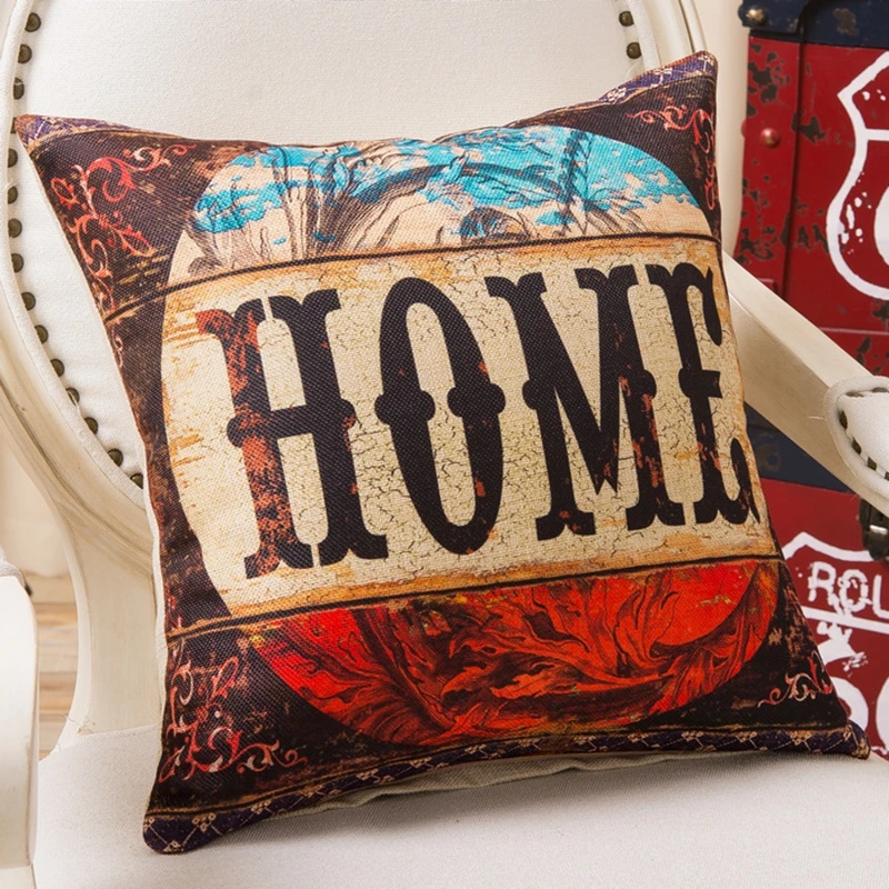 Оптовая продажа ретро британские минималистичные подушки креативные