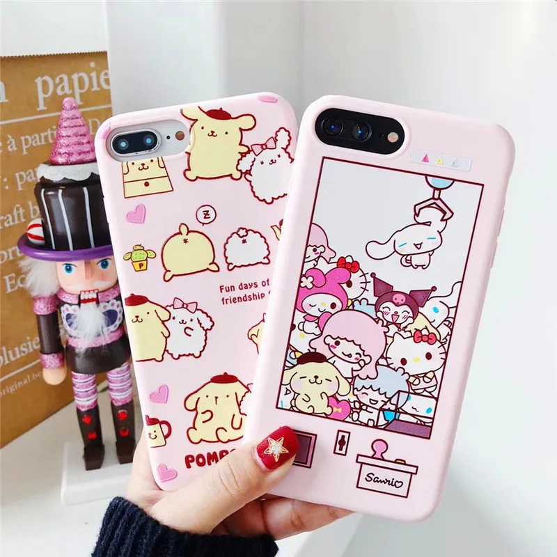 Cute Cartoon Phone Case For Iphone 6 6S Plus Silicone Soft TPU Bags Animals Painted iphone 7 8 plus X XR XS MAX Shell |