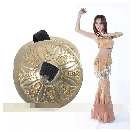 1 пара/лот женский танец живота тарелки пальчиковые медные аксессуары для танца