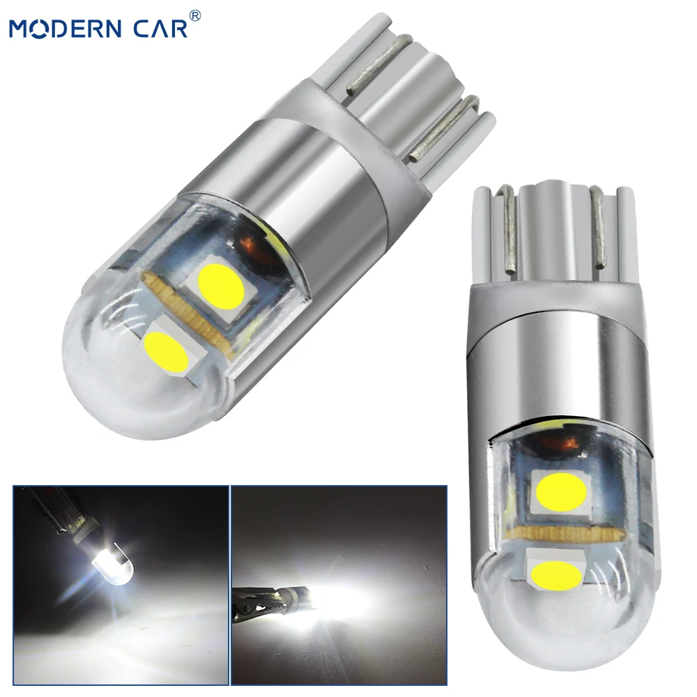 2 шт. автомобильные светодиодсветодиодный лампы W5W T10 3030 168 194|Сигнальная лампа| |