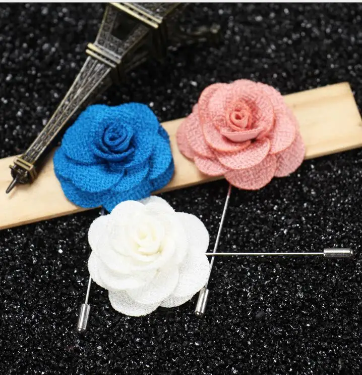 Женская/Мужская брошь в виде цветка 18 цветов|lapel flower|brooch flowerflower lapel pins |