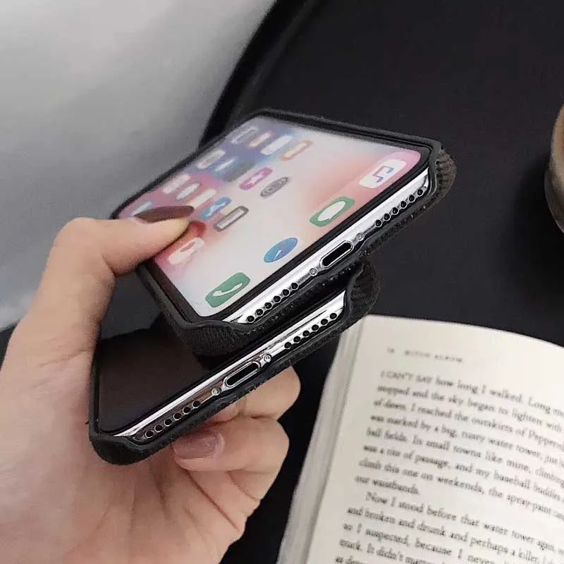 JIBAN зимний плюшевый Маскировочный армейский зеленый чехол для телефона iphone Xsmax X XR