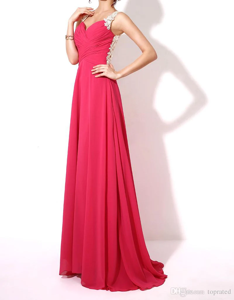 Сексуальная Рукавов See Through Назад Длина Пола Вечернее Дрес Элегантный Аппликации