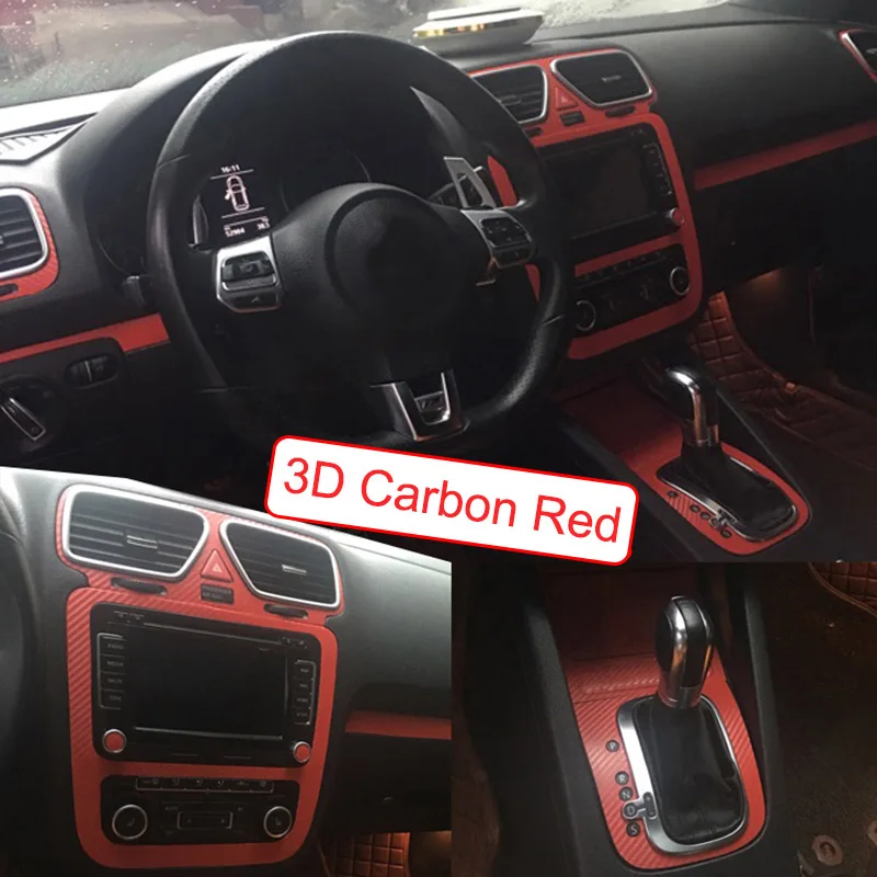 SUNFADA 3D 4D 5D виниловые наклейки из углеродного волокна для VW Volkswagen Scirocco 2009-2016 на