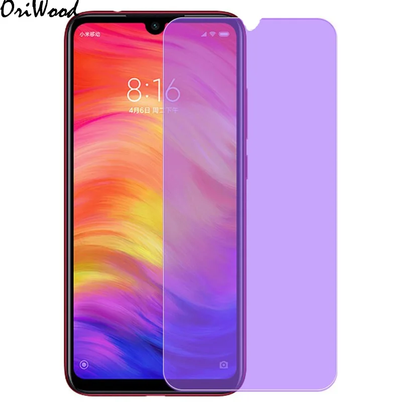 OriWood для Xiaomi Redmi Note 7 анти синее закаленное стекло 2.5D Note7 синий протектор экрана